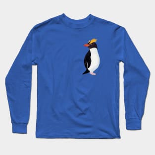 Erect Crested Penguin Long Sleeve T-Shirt